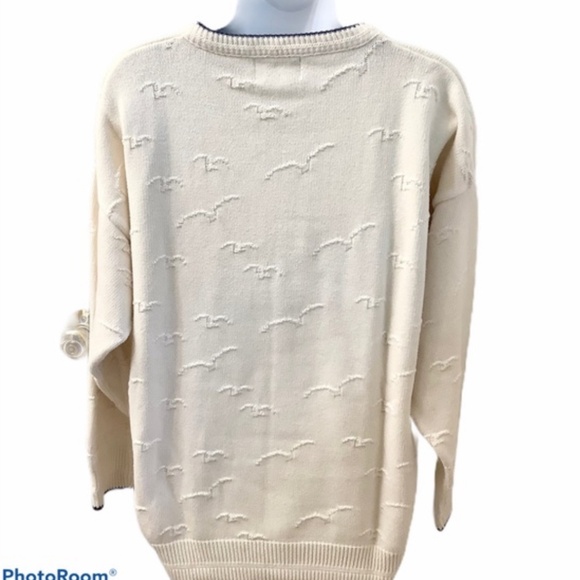 Brimwick Nautical Cotton Crewneck Sweater - Picture 2 of 3